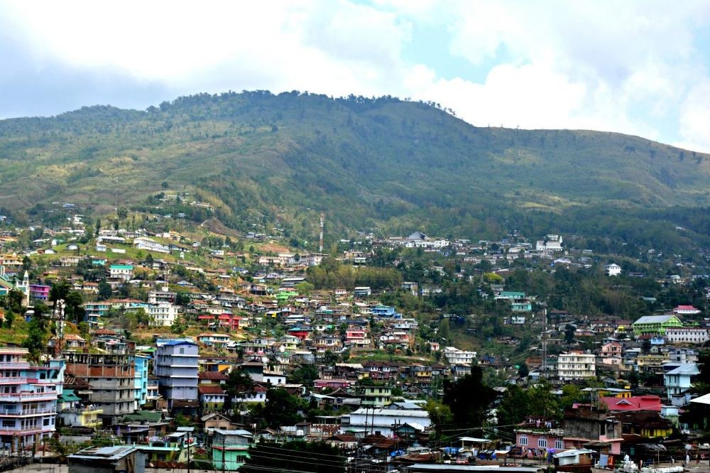 View of Wokha Town. (Photo Courtesy wokha.nic.in)